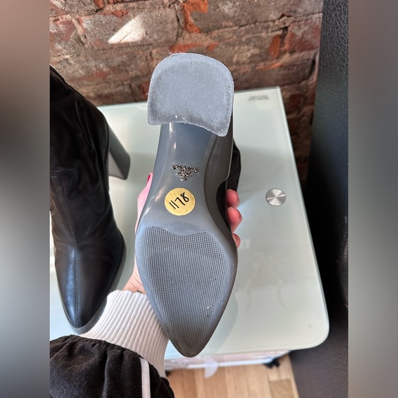 Prada leather Y2K rubber sole boots 38 / 7.5 - Picture 8 of 10